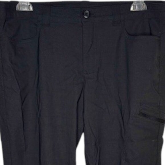 Eddie Bauer Rainier Cinchable Capris - Black - 12 - Picture 3 of 10
